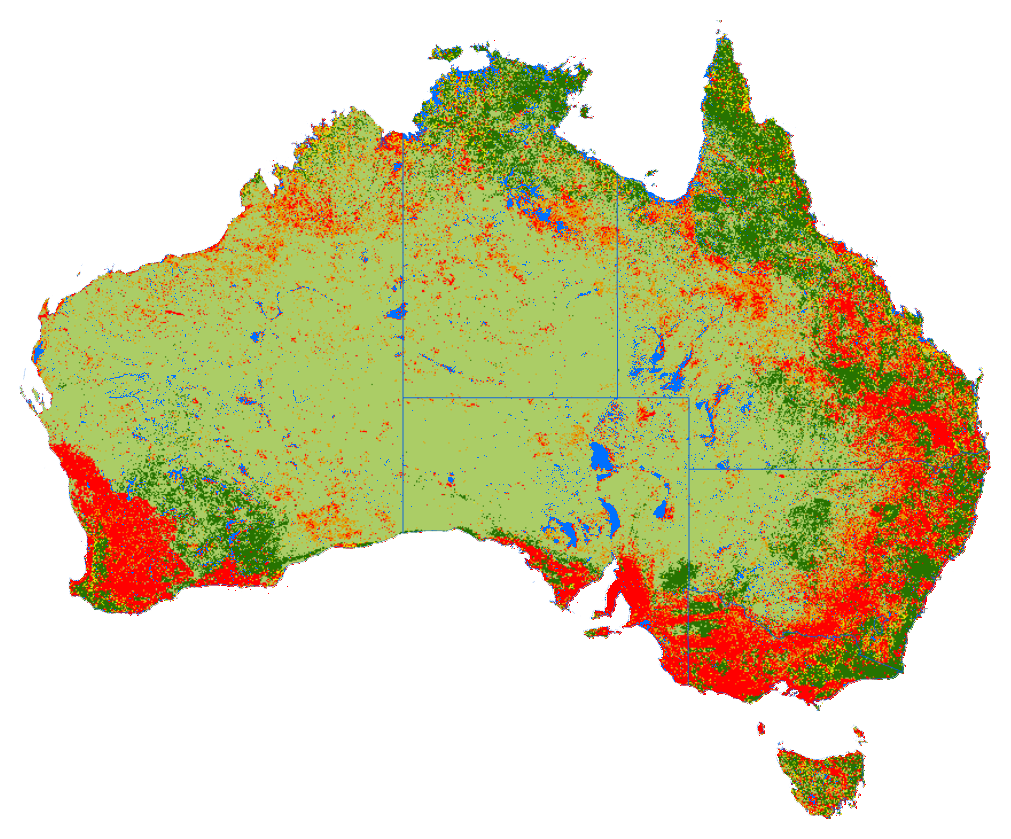 Australia Deforestation Map