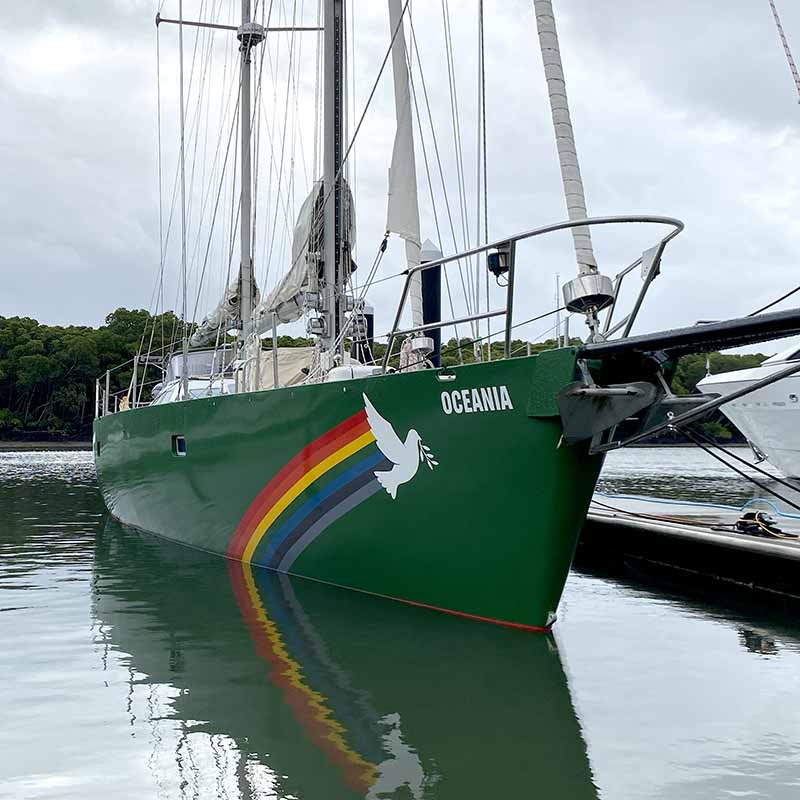 Oceania. Greenpeace Australia Pacific's strategic campaigning vessel