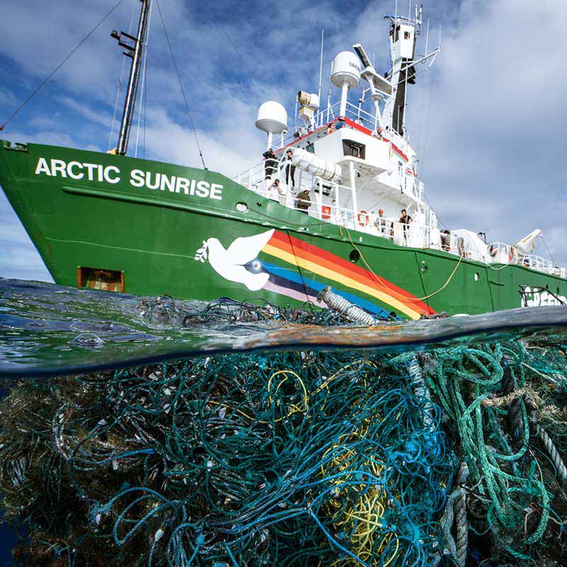 Greenpeace Arctic Sunrise c Justin Hofman